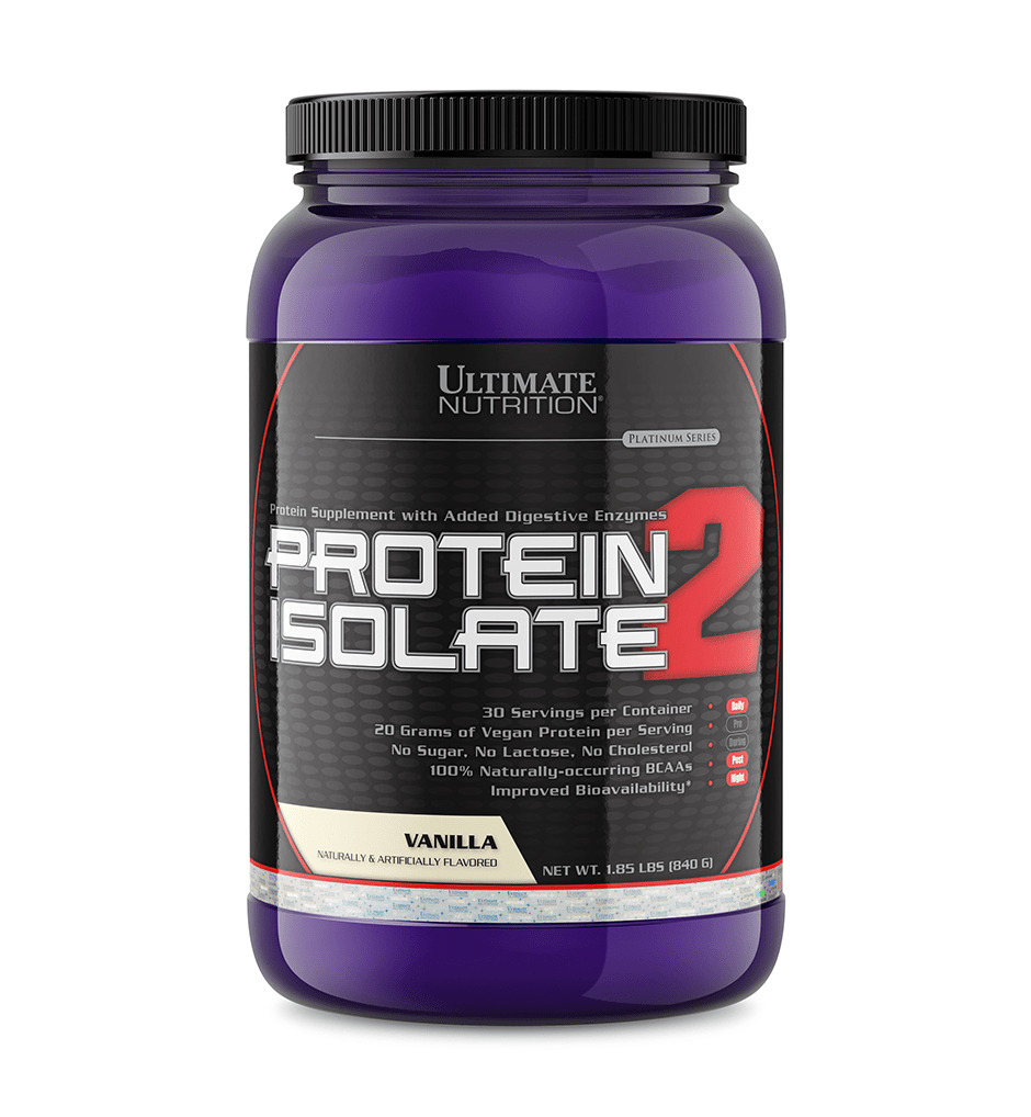 Ultimate Nutrition Protein Isolate 2 proteine vegane vaniglia