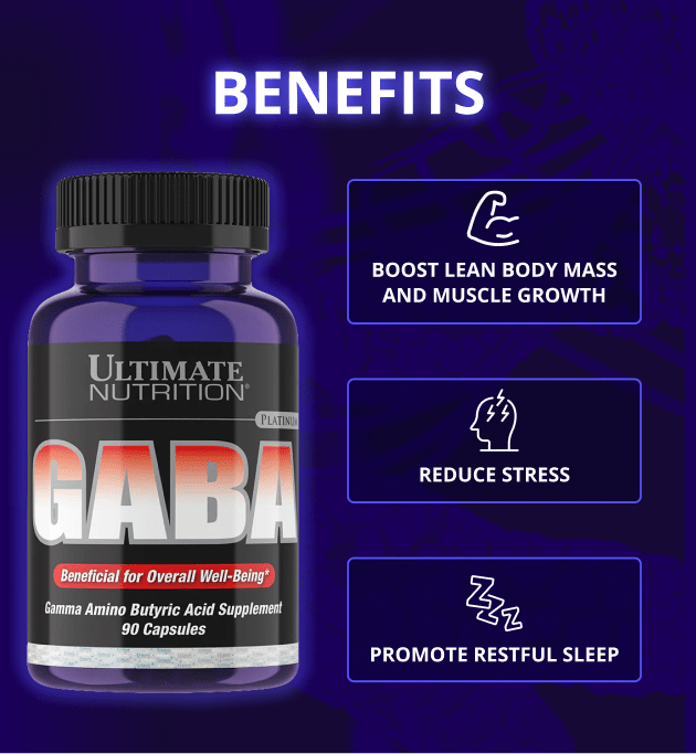 Ultimate Nutrition GABA Acido Gamma Integratore Sonno Stress