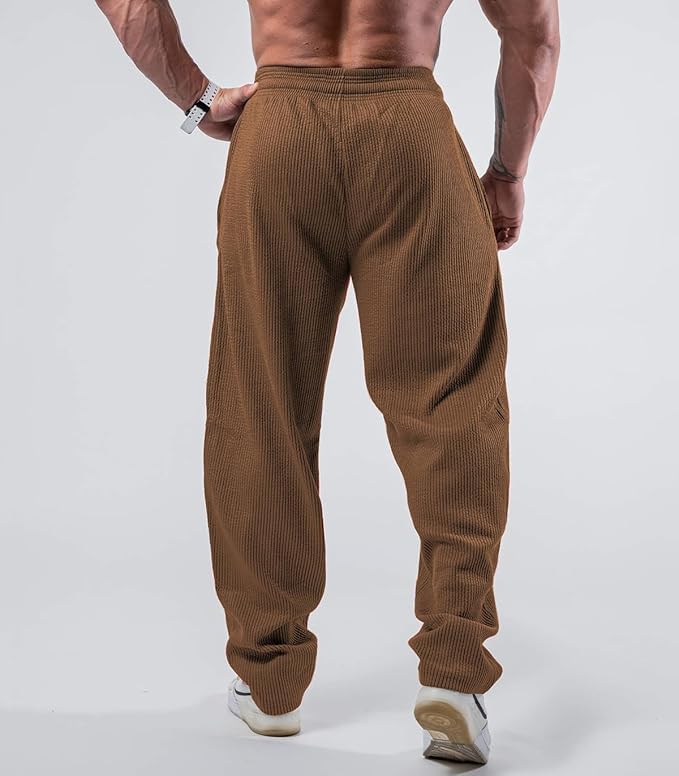 Inject Hammer Pantaloni Tuta Marrone Cotone XS-XL Tasche