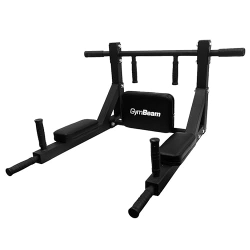 GymBeam Barra Multifunzione 2in1 Trazioni Dip 210kg Muro