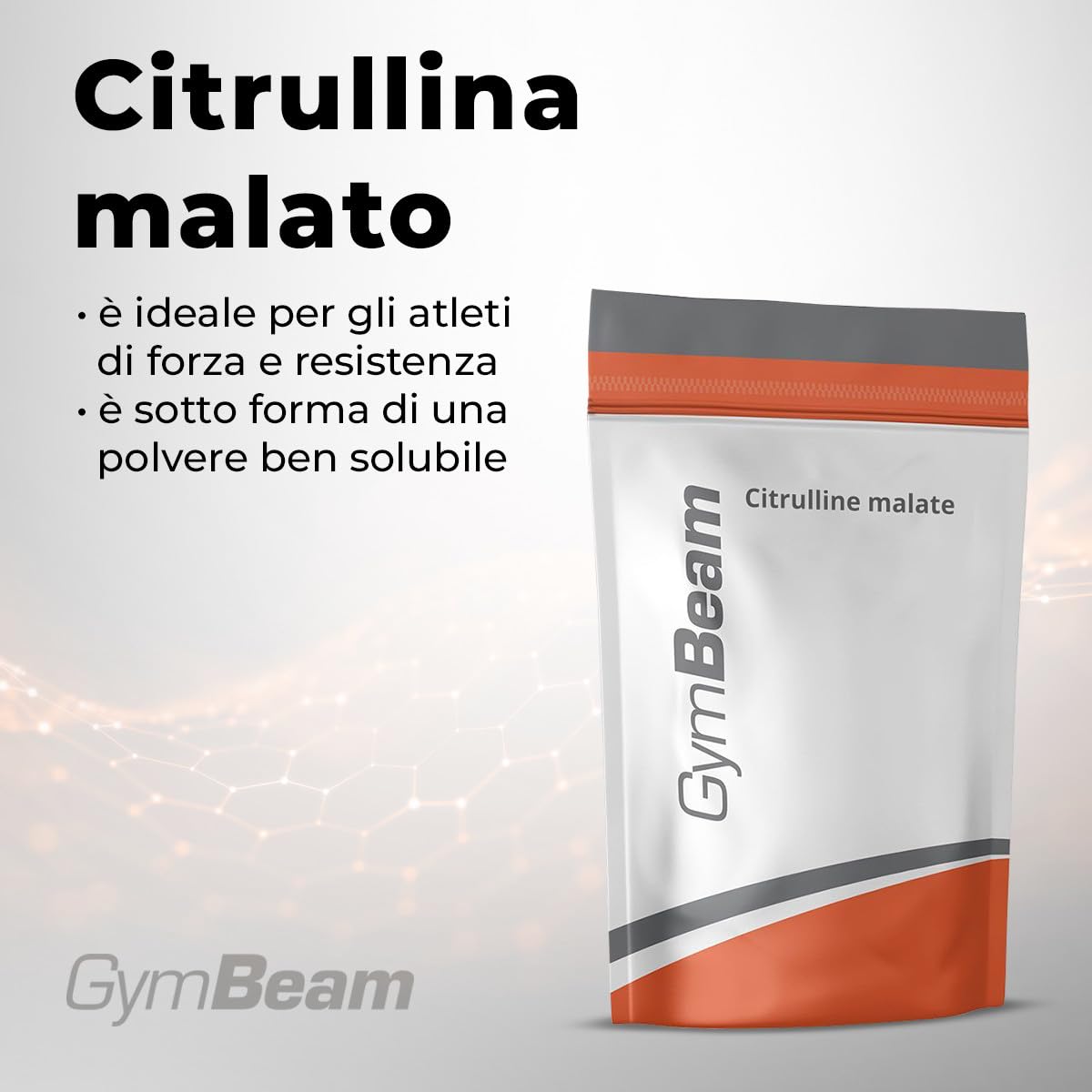 GymBeam Citrullina Malato 250g Green Apple Pump 3000mg