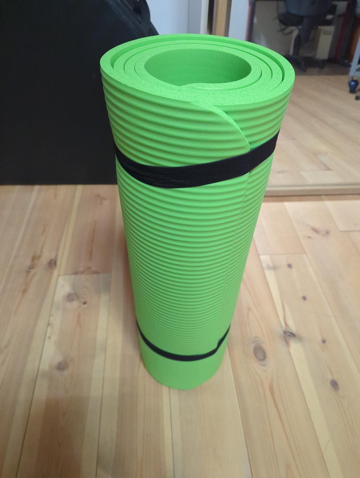 GymBeam Tappetino Yoga Nero 180x61 antiscivolo