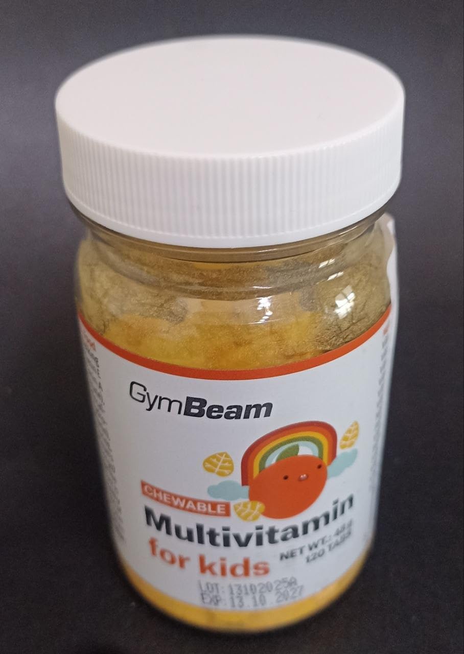 GymBeam Multivitaminico Bambini Gommose Arancia 120 Pezzi