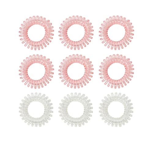 GymBeam elastici capelli a spirale set 9 pezzi palestra