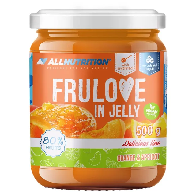 AllNutrition Frulove Marmellata Albicocca Arancia 500 g Light