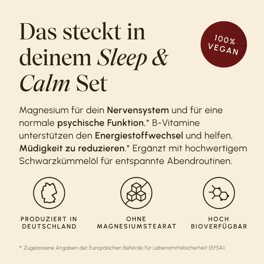 Vetain Sleep Calm bundle sonno 3 integratori rilassanti