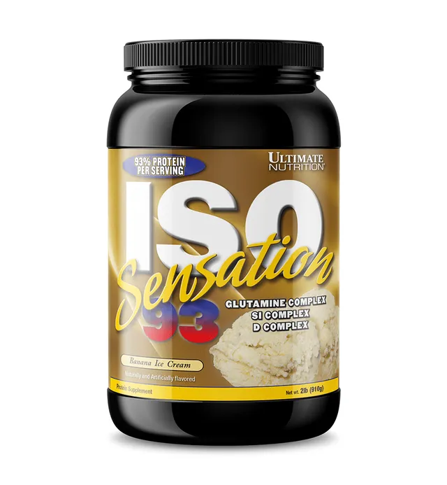 Ultimate Nutrition Iso Sensation 93 whey isolate Cafe Brazil 2 lbs