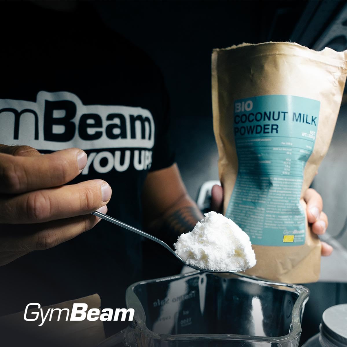 GymBeam Latte di Cocco Bio 250 g Senza Lattosio