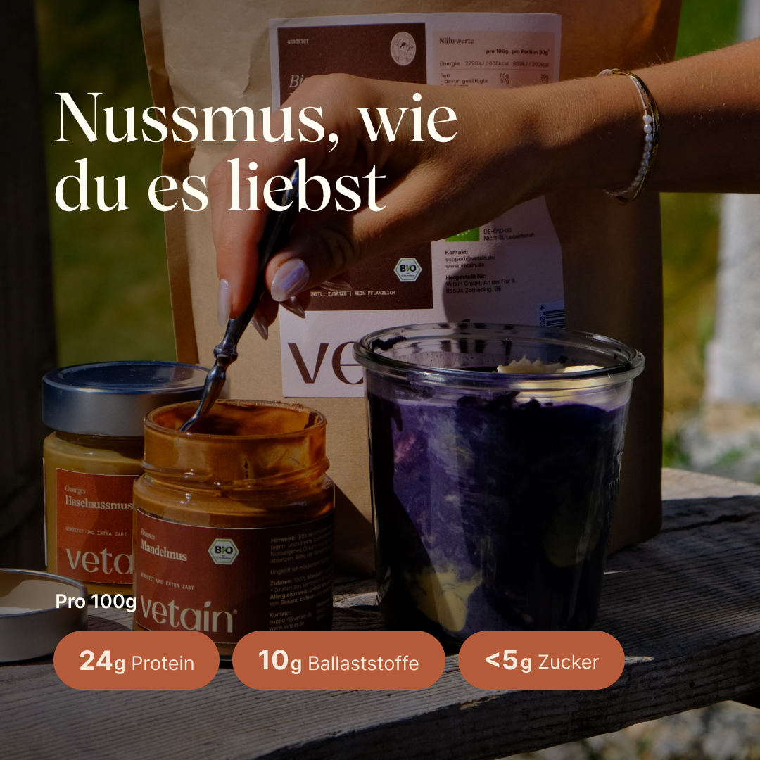 Vetain Snacks Mandelmus Crema Mandorle Bio 200g