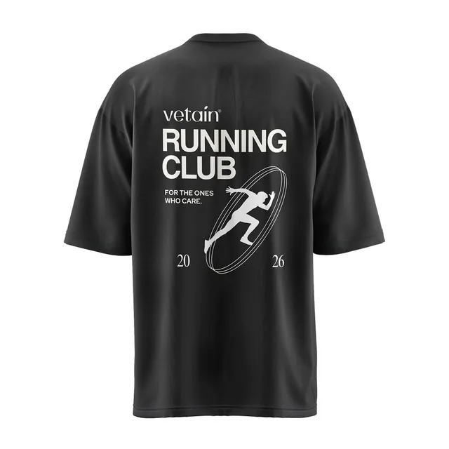 Vetain Running Club maglietta running nera taglia unica