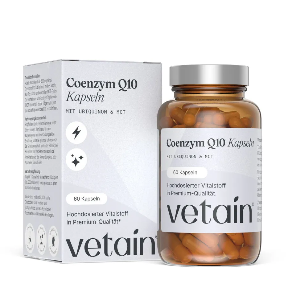 Vetain Coenzima Q10 200 mg Capsule Vegane MCT 60 Pezzi