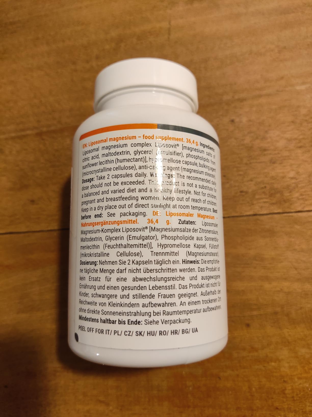 GymBeam Magnesio Liposomiale Capsule LipoCellTech 95% Assorbimento