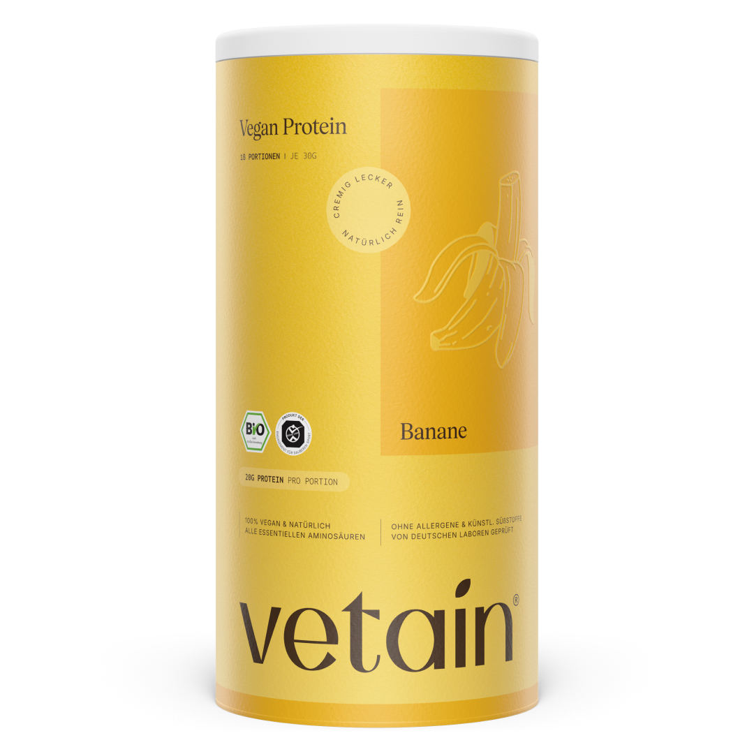 Vetain Vegan Protein Polvere 540 g Banana Bio