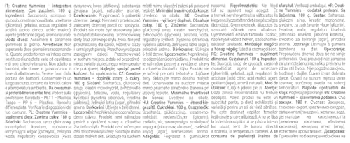 GymBeam Creatine Yummies Creatina Gummies 60 Caramelle Gusto Ananas