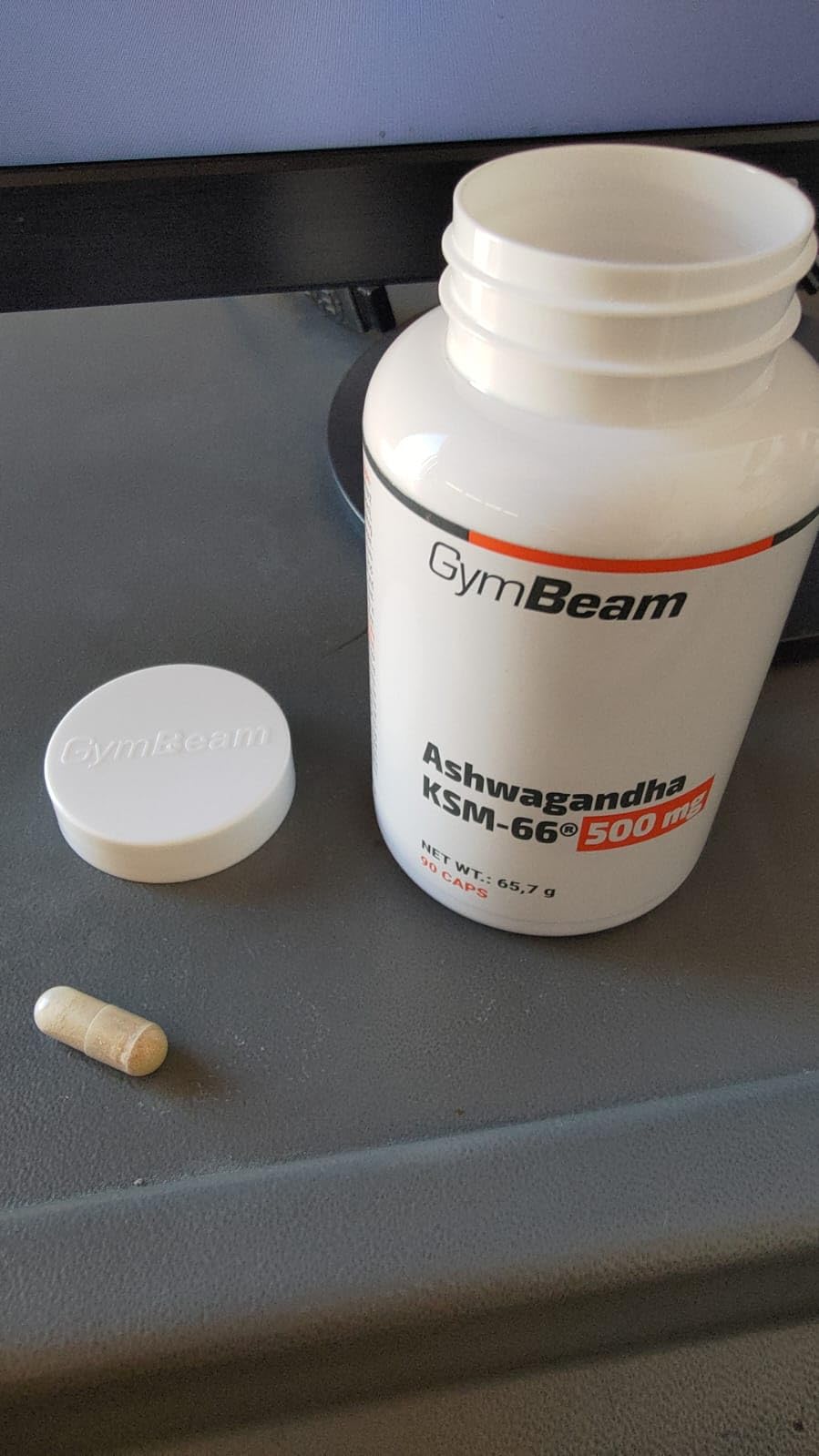 GymBeam Ashwagandha KSM-66 500 mg Capsule Stress