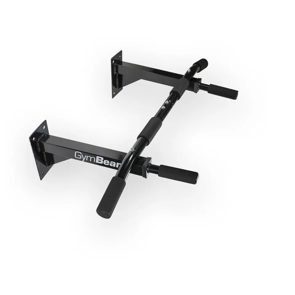 GymBeam Sbarra Pull Up Muro Acciaio 200 kg con Viti