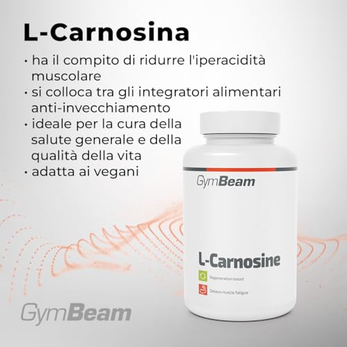 GymBeam L-Carnosina 500 mg Capsule 60 cps Antiossidante
