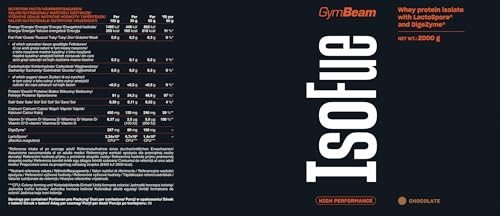 GymBeam IsoFue isolate Cioccolato 2000 g 83% proteine