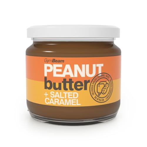 GymBeam Burro Arachidi caramello salato 340 g proteico