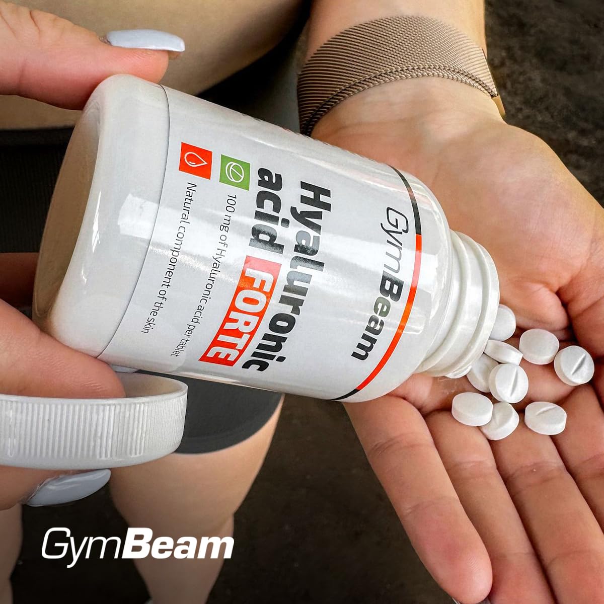 GymBeam Forte Acido Ialuronico Compresse 90 pz Vegano