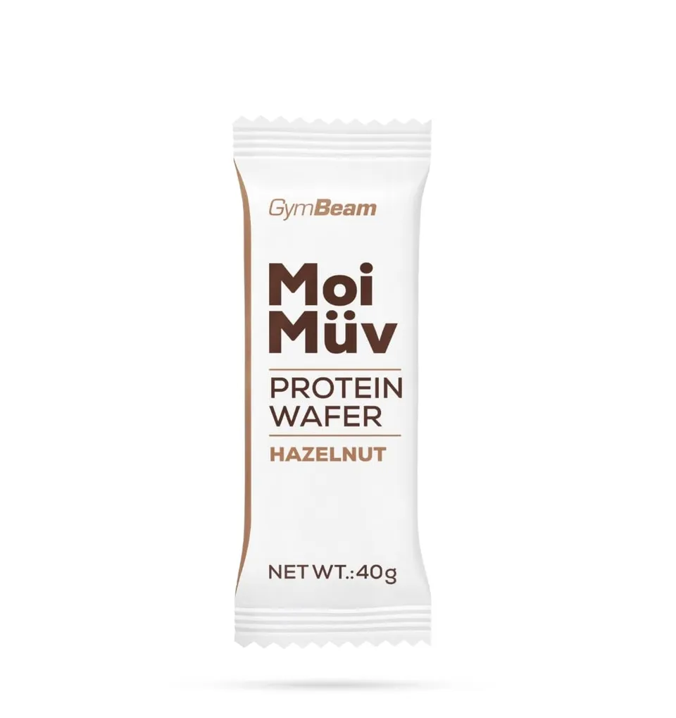 GymBeam Wafer Barrette Proteiche Nocciola 20x40g Fibre