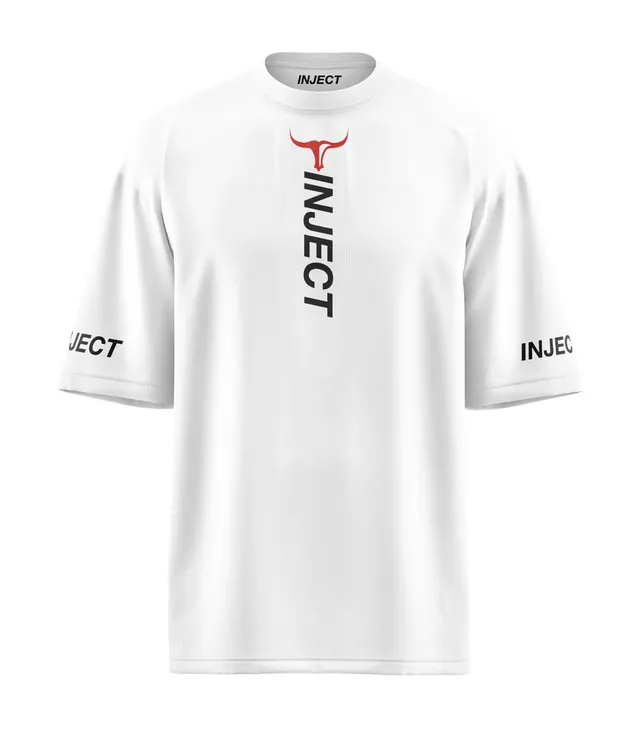 INJECT Drop T-Shirt Oversize Cotone Nero Unisex