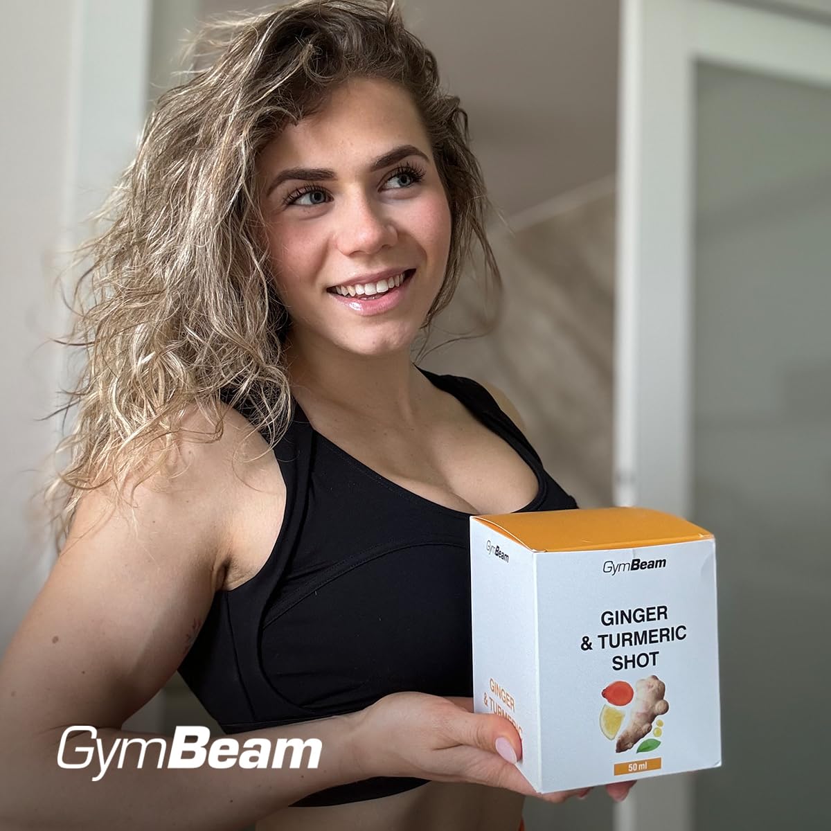 GymBeam Shot Zenzero Curcuma 9x50ml Limone Miele
