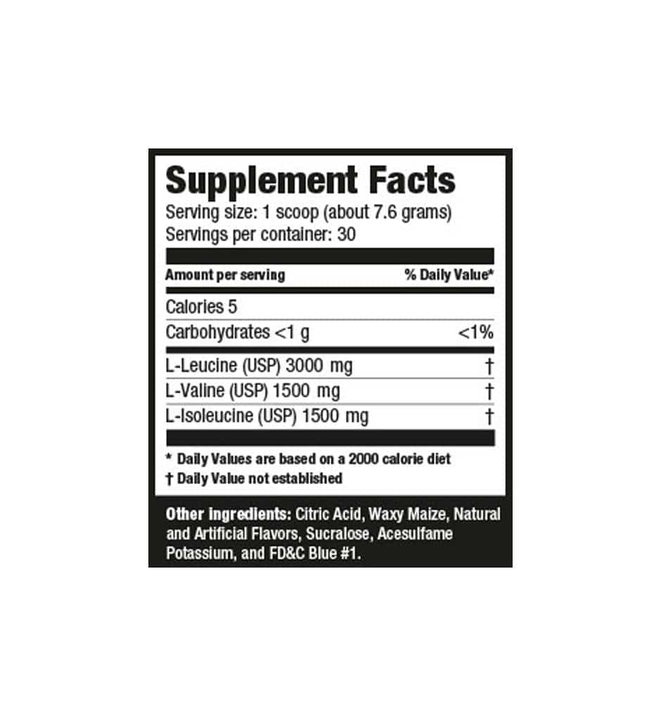 Ultimate Nutrition Performance BCAA 12000 Polvere Blue Raspberry 457g