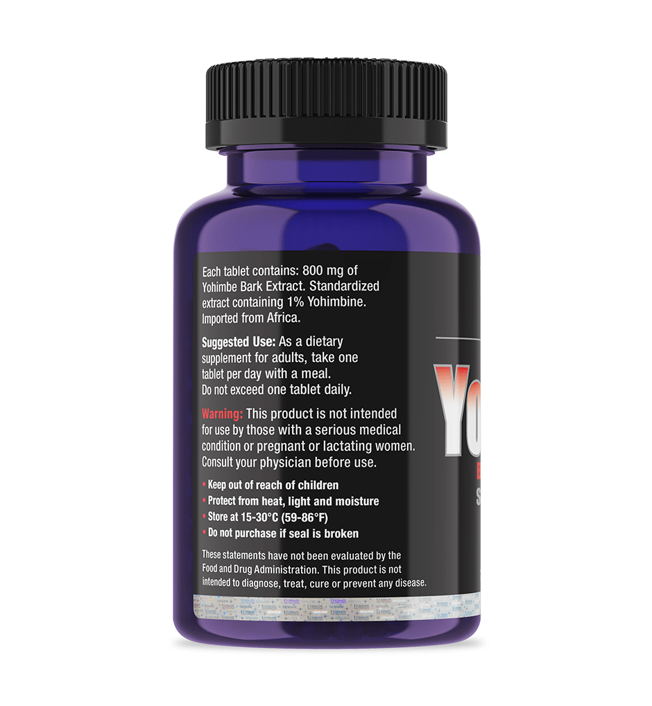 Ultimate Nutrition Yohimbe Bark Integratore Yohimbina Dimagrante