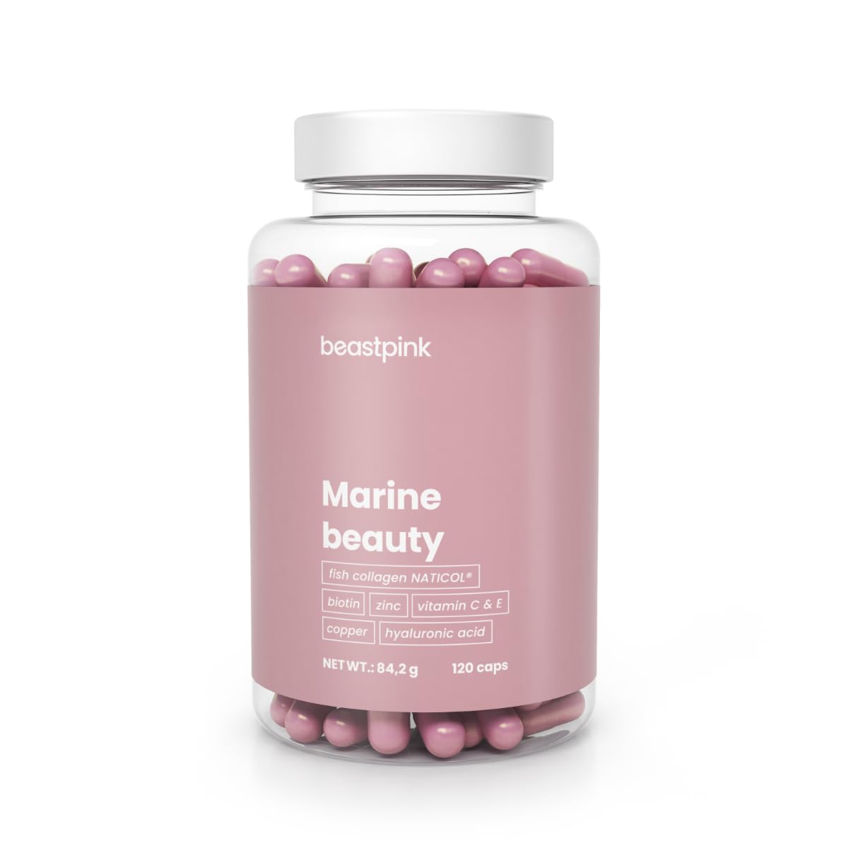 GymBeam Marine Beauty 120 capsule collagene marino donna