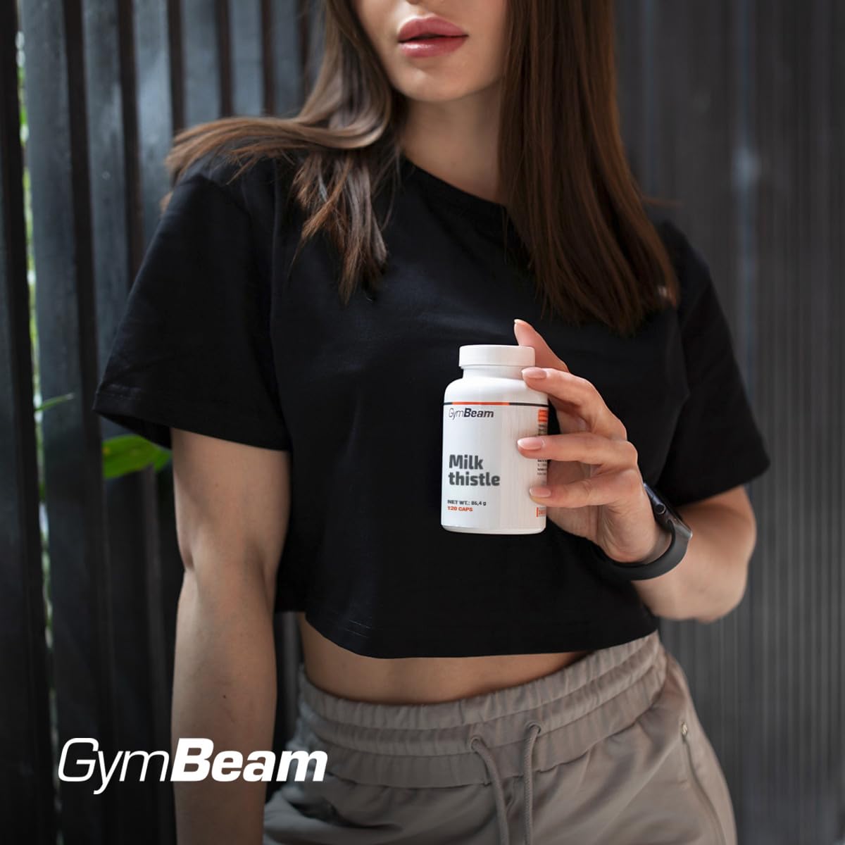 GymBeam Cardo Mariano capsule silimarina 80% per fegato