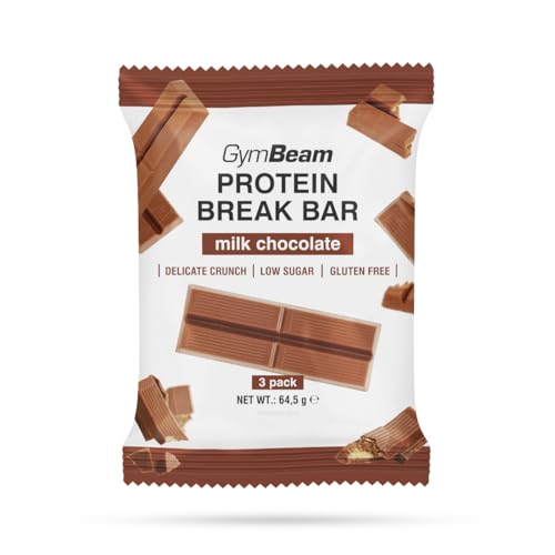 GymBeam Break barretta proteica 3Pack wafer basso zucchero