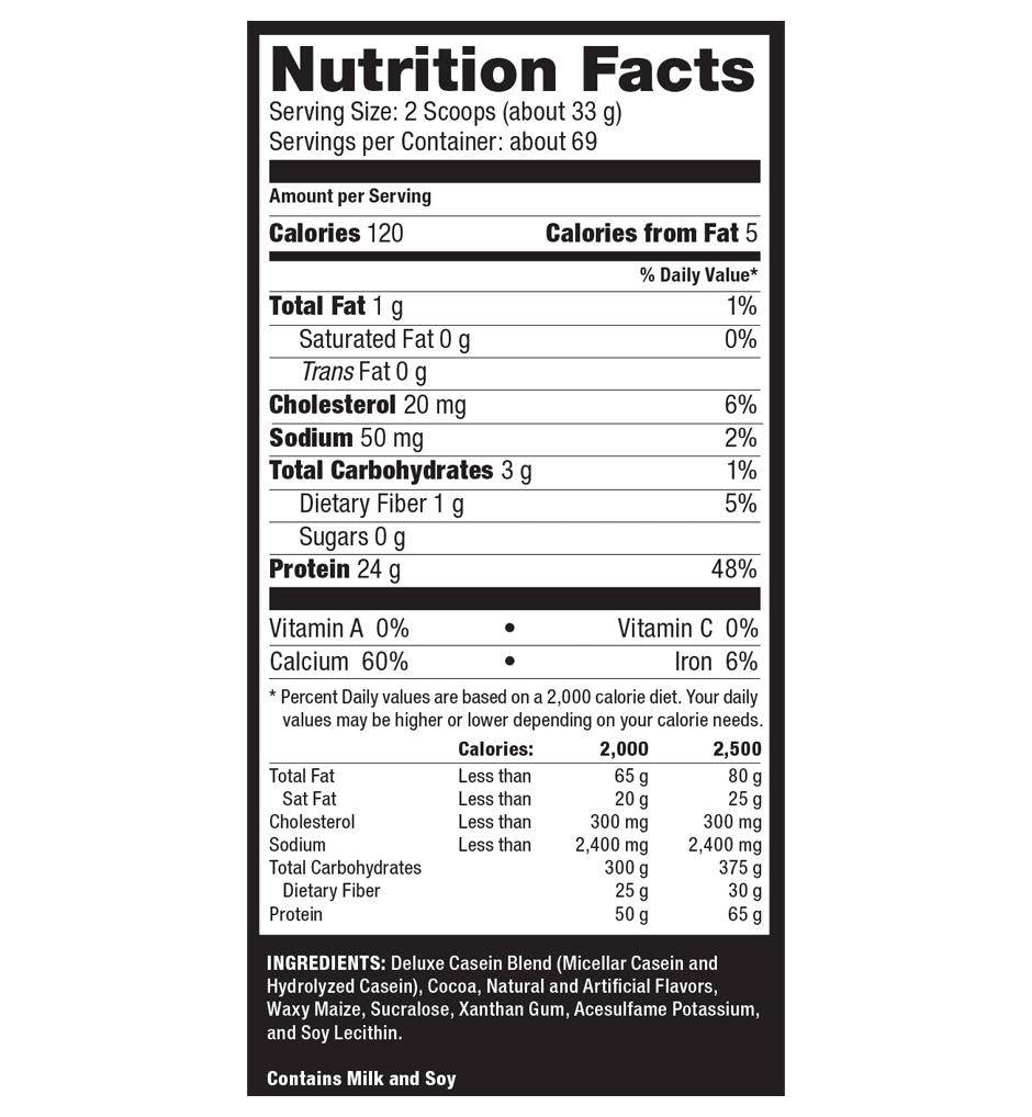 Ultimate Nutrition Prostar 100% Casein proteine Chocolate Creme 2 lbs