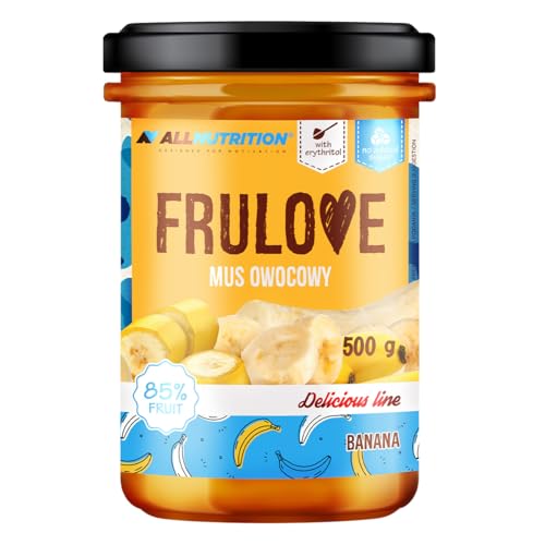 AllNutrition Frulove purea banana marmellata senza zucchero 500g