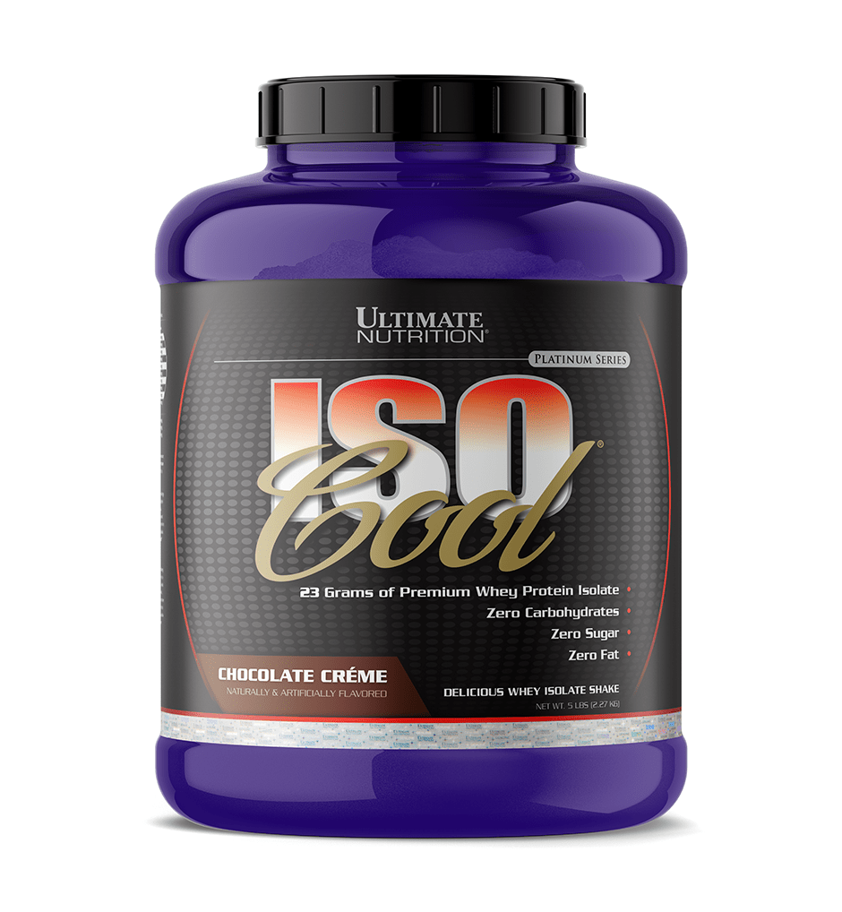 Ultimate Nutrition Isocool Whey Isolate Proteine Vaniglia 2 lbs Zero