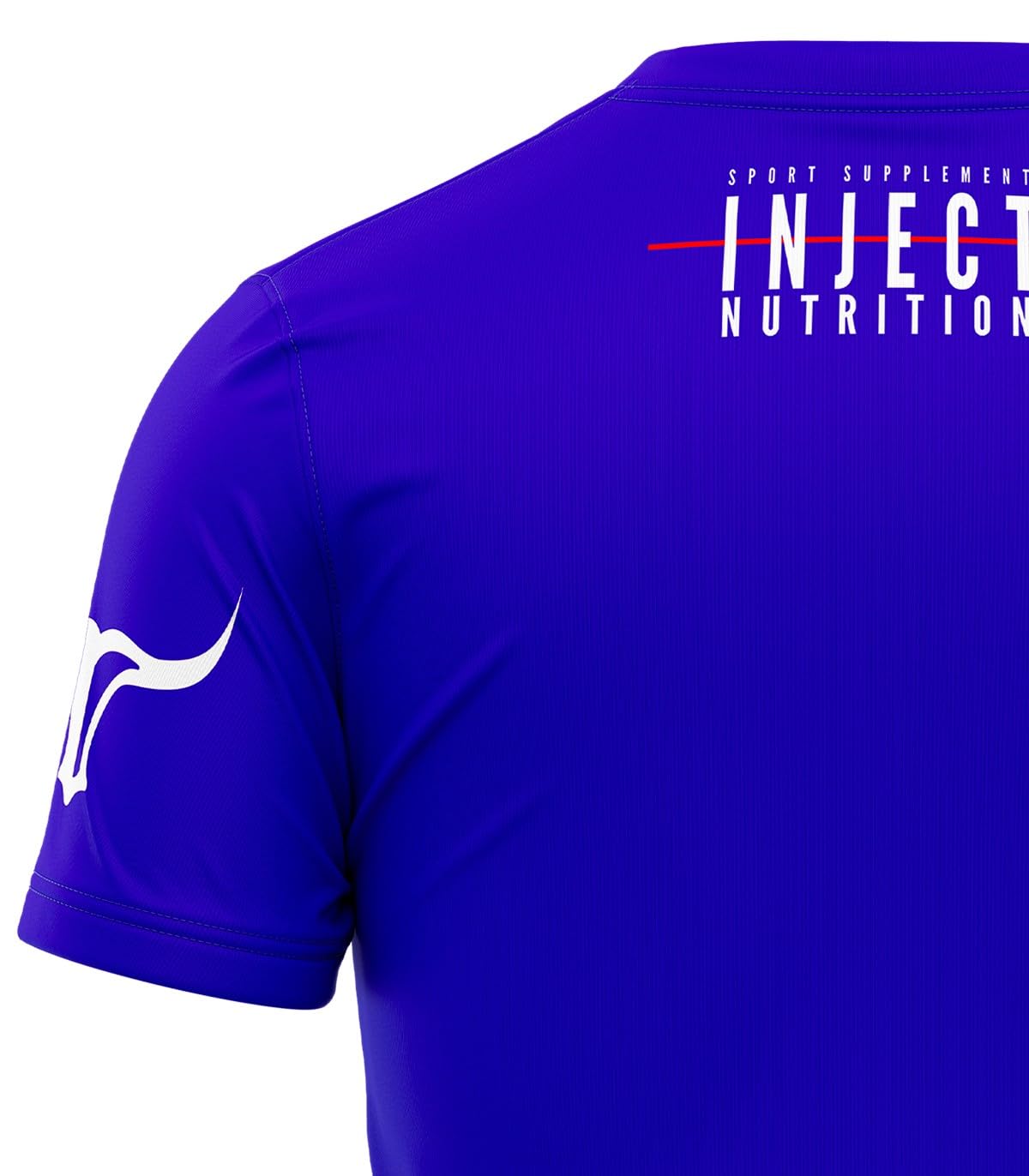 Inject Nutrition T-Shirt Torus maglietta 100% cotone blu logo Torus