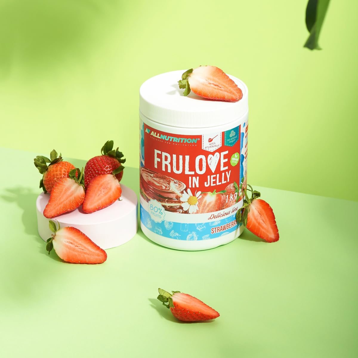 AllNutrition Frulove Marmellata Fragola senza zucchero 1000 g