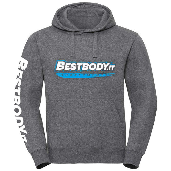 Best Body Felpa Uomo Grigio Chiaro Cotone Taglia XL