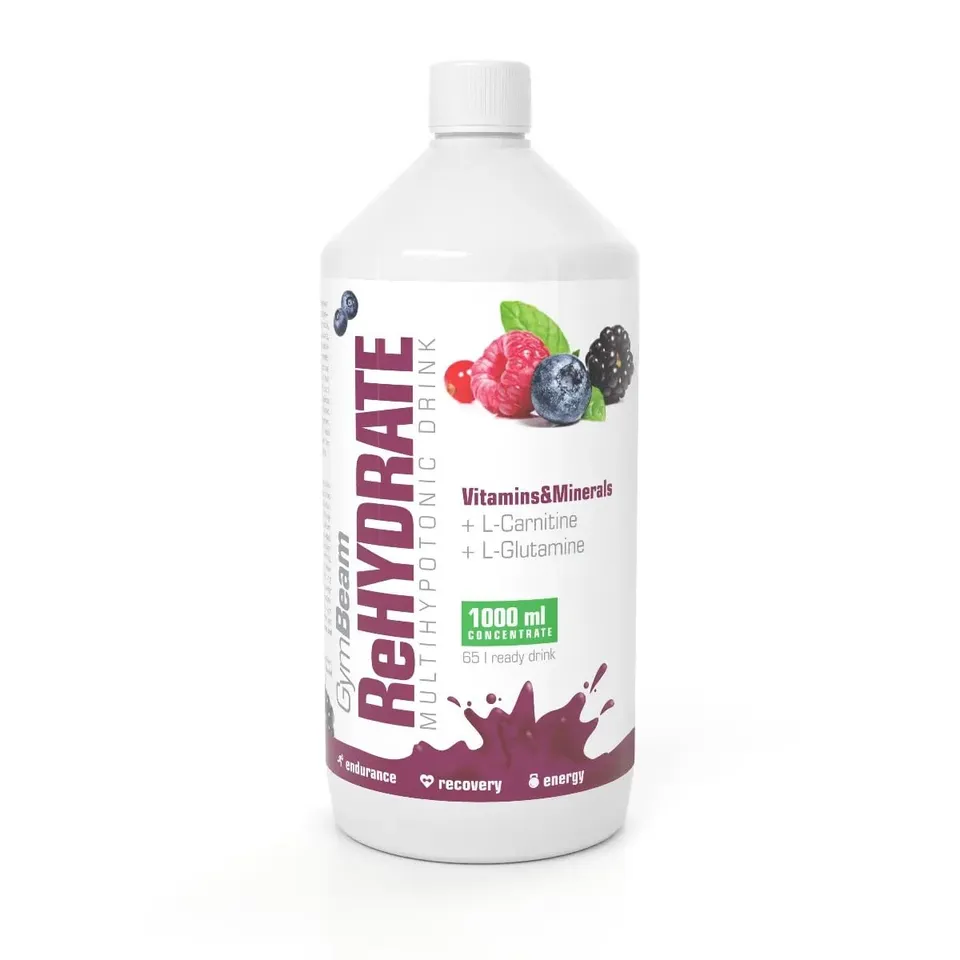 GymBeam ReHydrate Bevanda Ipotonica 1000ml Forestfruit Vitamine