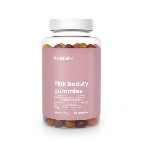 Pink Beauty Gummies Collagene Biotina Zinco 60pz Donna