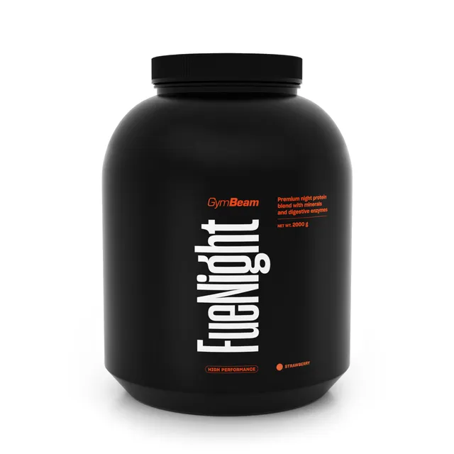 GymBeam FueNight Proteine Notte Fragola 2000g Caseina 77%