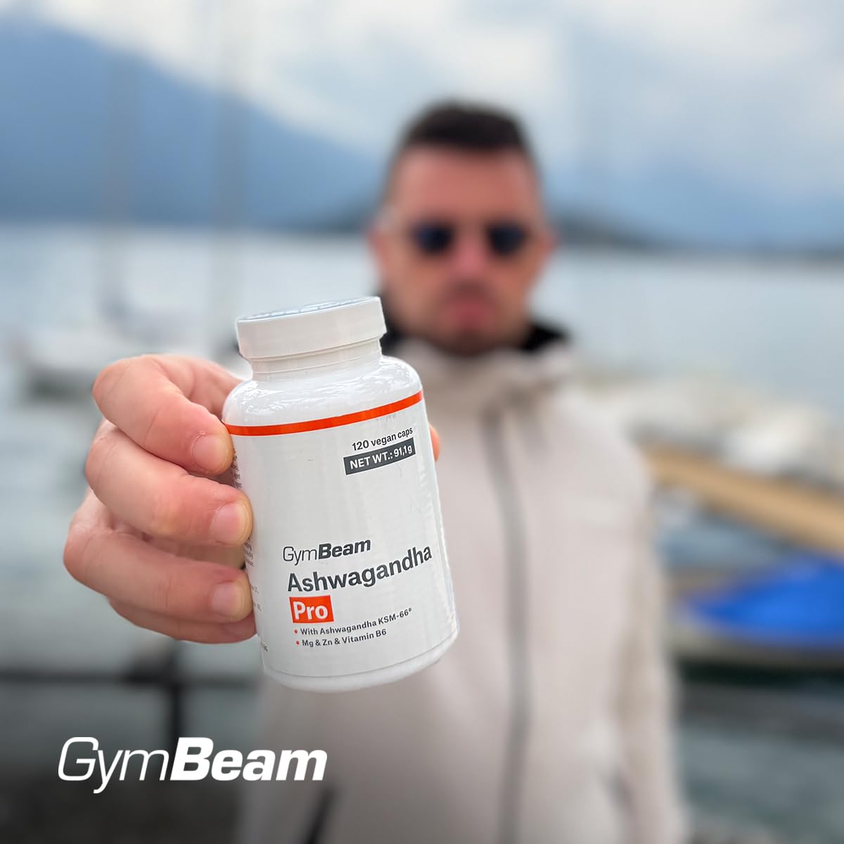 GymBeam Ashwagandha Pro Capsule KSM-66 con Magnesio Zinco