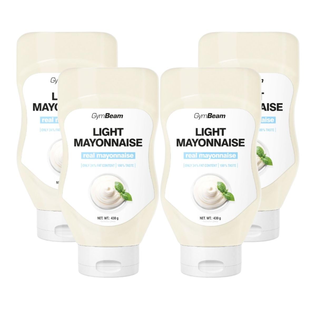 GymBeam Maionese Light 430 ml Senza Glutine e Lattosio