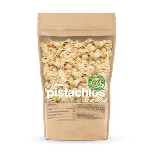 GymBeam Pistacchi Non Salati Frutta Secca 500 g Crudi Proteine