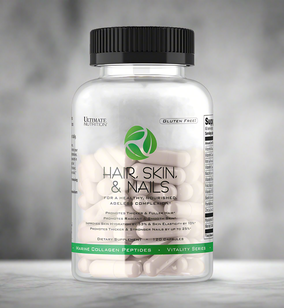 Ultimate Nutrition Hair Skin Nails integratore collagene marino biotina
