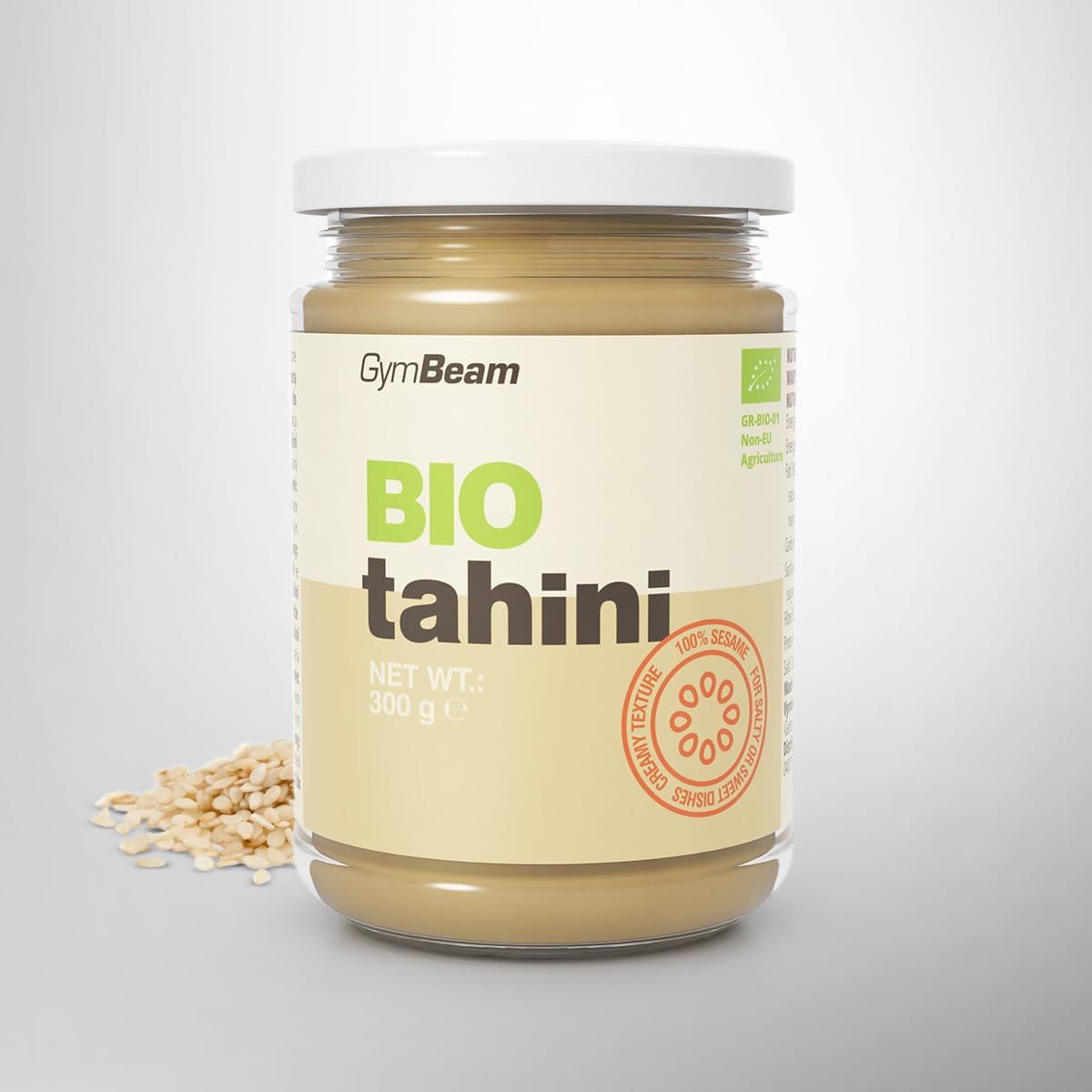 GymBeam Alimentazione Crema Tahini BIO 3x300g low carb