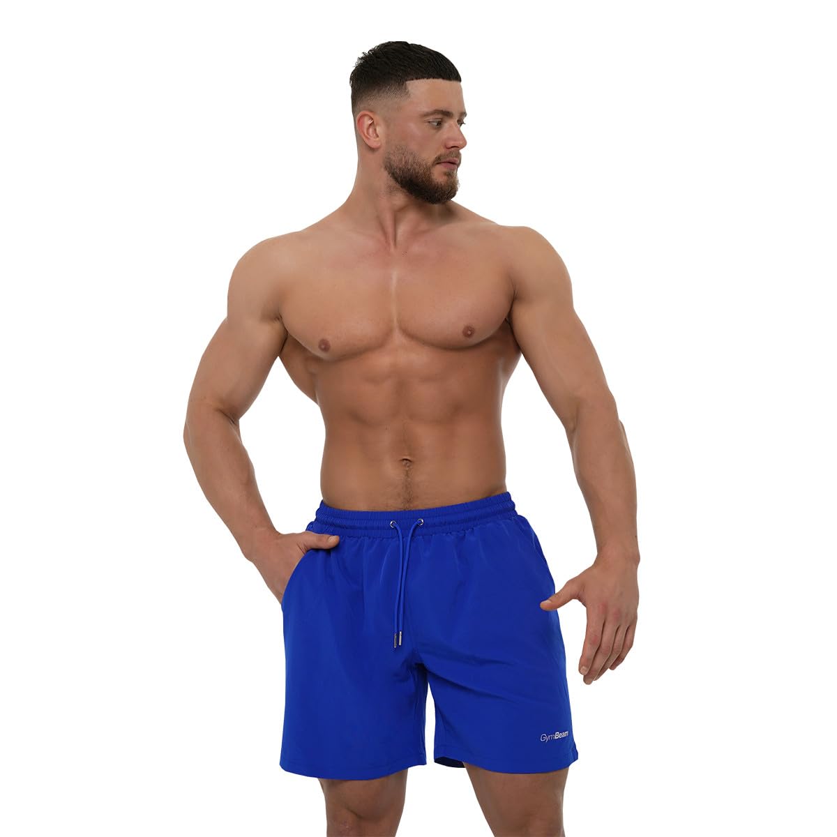 GymBeam Costume da Bagno Uomo Black boxer mare nero