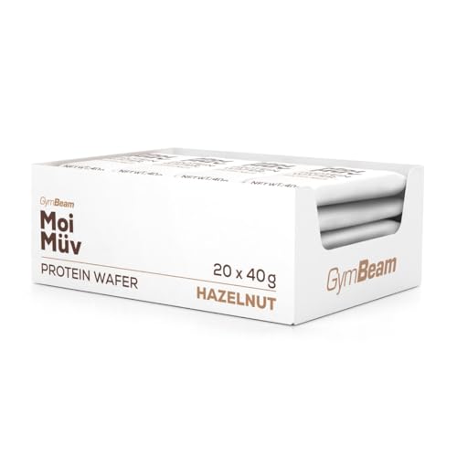 GymBeam Wafer Barrette Proteiche Nocciola 20x40g Fibre