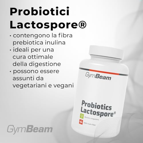 GymBeam Probiotici Lactospore 90 cps 4 Miliardi CFU