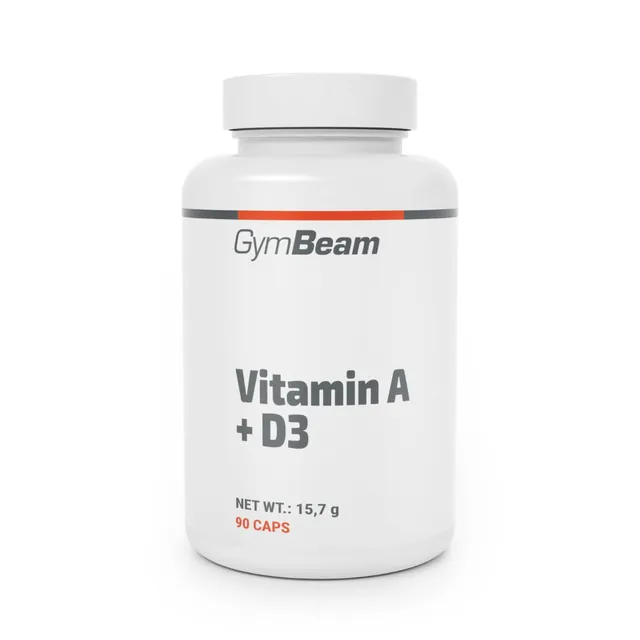 GymBeam Vitamine A+D3 Integratore 90 Capsule Vegano